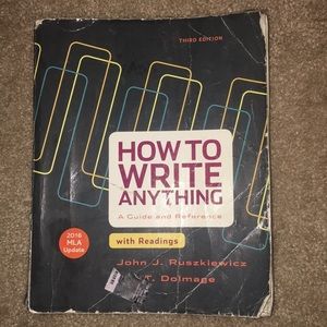 How to write anything a guide and reference